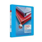 View Binder Staples 976056 Anéis D de 1 polegada em azul claro View Binder Staples 976056 Anéis D de 1 polegada em azul claro