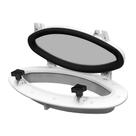 Vigia Oval para Barcos cor Branca 20 x 40 cm