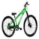 Vikingx Tuff 25/30 verde neon Whelling single freio hidraulico vmaxx liso com suspenão mecanica