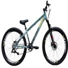 Vikingx Tuff 30 Cinza amarelo Whelling single freio hidraulico vmaxx liso com suspenão mecanica