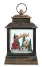 VILA NATALINA LAMPARINA VILAREJO C/LED BRONZE 30cm COM SOM
