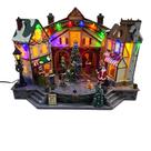 Vila natalina personagens com movimentos - musical - iluminação - bivolt
