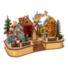Village House Kurt S. Adler funciona a bateria com LED de 18 cm