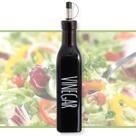 Vinagreiro de Vidro Brilhante 290ml Garrafa Bico Dosador Inox