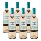 Vinho Branco Meio Seco Casillero del Diablo Belight Sauvignon Blanc Garrafa 750ml com 6 unidades