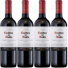 Vinho Casillero Del Diablo Cabernet Sauvignon 750ml Kit com4