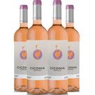 Vinho Rose Ciconia Alentejo 750ml Kit 4 Garrafas