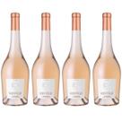 Vinho Rose Seco França Mediterrane IGP Vestige 750ml Kit 4un