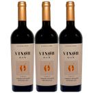 Vinho Sem Álcool Tinto Seco Cabernet Vinoh OAK - 750mL - Nacional - 03 unidades