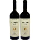Vinho Sem Álcool Tinto Seco Merlot Vinoh OAK - 750mL - Nacional - 02 unidades