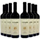 Vinho Sem Álcool Tinto Seco Merlot Vinoh OAK - 750mL - Nacional - 08 unidades Vinho Sem Álcool Tinto Seco Merlot Vinoh OAK - 750mL - Nacional - 08 unidades