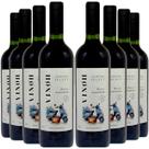 Vinho Sem Álcool Tinto Seco Merlot Vinoh Select - 750mL - Nacional - 08 unidades