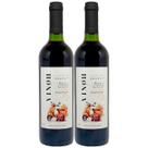 Vinho Sem Álcool Tinto Suave Merlot e Cabernet Vinoh Select- 750mL - Nacional - 02 unidades