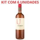 Vinho u undurraga valle central cab sauv 750ml rose kit c/ 6
