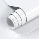 Vinil Adesivo Branco Brilho Envelopamento Móveis 2m X 50cm