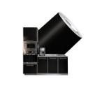 Vinil adesivo lavável cozinha 10Mx50cm Preto Fosco Adherent Contact
