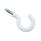 Vinil branco Cup Hooks National Hardware N119-728, pacote com 30 Vinil branco Cup Hooks National Hardware N119-728, pacote com 30