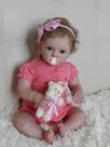 Vinil de silicone realista de 60 cm Reborn Baby Doll com conjunto de presente