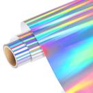 Vinil holográfico WRAPXPERT Silver 1,52 m x 1,52 m permanente