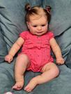 Vinil macio de 24 polegadas Reborn Baby Doll TERABITHIA para meninas a partir de 3 anos Vinil macio de 24 polegadas Reborn Baby Doll TERABITHIA para meninas a partir de 3 anos