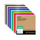 Vinil permanente Cricut Value Rainbow Sampler 50 pés