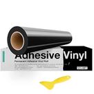 Vinil permanente HTVRONT preto 30,48 cm x 12,19 m para corte