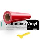 Vinil permanente HTVRONT vermelho 12x40ft para máquina de corte