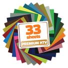 Vinil Termotransferível GIO-FLEX 33 Folhas 25x30 cm Sortidas