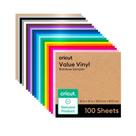 Vinil Value Fosco Sortido Arco-Íris Cricut 30,5 x 30,5 cm 100 Folhas Vinil Value Fosco Sortido Arco-Íris Cricut 30,5 x 30,5 cm 100 Folhas