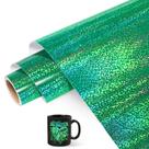 Vinyl WrapXpert Holographic Green Permanent 12x5 pés para Cricut Vinyl WrapXpert Holographic Green Permanent 12x5 pés para Cricut