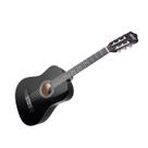 Violão 38 acústico, com tensor e cordas de nylon, cor preto