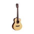 Violão aço baby eq ds-2 natural satin com capa - crafter