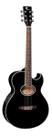 Violão acústico Eagle Classic GL 36 para canhotos black ébano laqueado