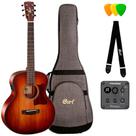 Violão cort little jumbo 3/4 cj bw open pore c/ softbag