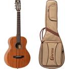 Violão Crafter Aço Baby Mogno B/S EQ S1 Fosco Bag MINO/ALM