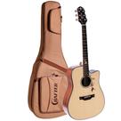 Violão crafter folk cutaway ds-2 pro tb maho-ce nat c/ bag