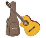 Violao eagle nylon ch 800 lh natural vintage canhoto c/bag