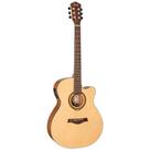 Violao Eletrico Aco Mini Jumbo Hofma HMA295 STNT Natural Satin Violao Eletrico Aco Mini Jumbo Hofma HMA295 STNT Natural Satin