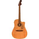 Violão Elétrico Fender Redondo Player Escudo Dourado Natural 0970713521