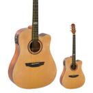 Violão Elétrico Folk Cutaway Strinberg SD200C NS Black Series Natural Satin Fosco