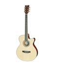 Violão Elétrico Jumbo Aço CH70 Natural Eagle