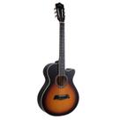 Violão Elétrico Michael Nylon Vmy340 Sunburst Mate