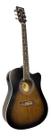 Violão Eletroacústico Aço Waldman Dce-41 Folk Lsb Lsb Destro