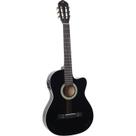 Violão Eletroacústico Flat Cutaway Aço SF-14 CEQ Preto GIANNINI
