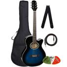 Violão Eletroacustico Giannini GSF-1D CEQ Dark Blue + Capa + Correia + P10 + Palhetas Violão Eletroacustico Giannini GSF-1D CEQ Dark Blue + Capa + Correia + P10 + Palhetas