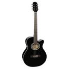 Violão Eletroacustico Giannini Preto Gsf1d Ceq Bk Gsf-1d
