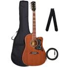 Violão Eletroacustico Michael VM925DTC MH Mahogany + Capa + Correia + P10 Violão Eletroacustico Michael VM925DTC MH Mahogany + Capa + Correia + P10