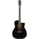 Violão Fender CC60SCE CC60 Concert Black 0970153006 Violão Fender CC60SCE CC60 Concert Black 0970153006