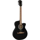 Violão Fender Eletroacústico FA135CE Concert Preto Bk