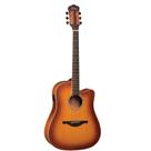 Violão Folk Elétrico Fishman Aço com Case HMP350 Hofma Satin